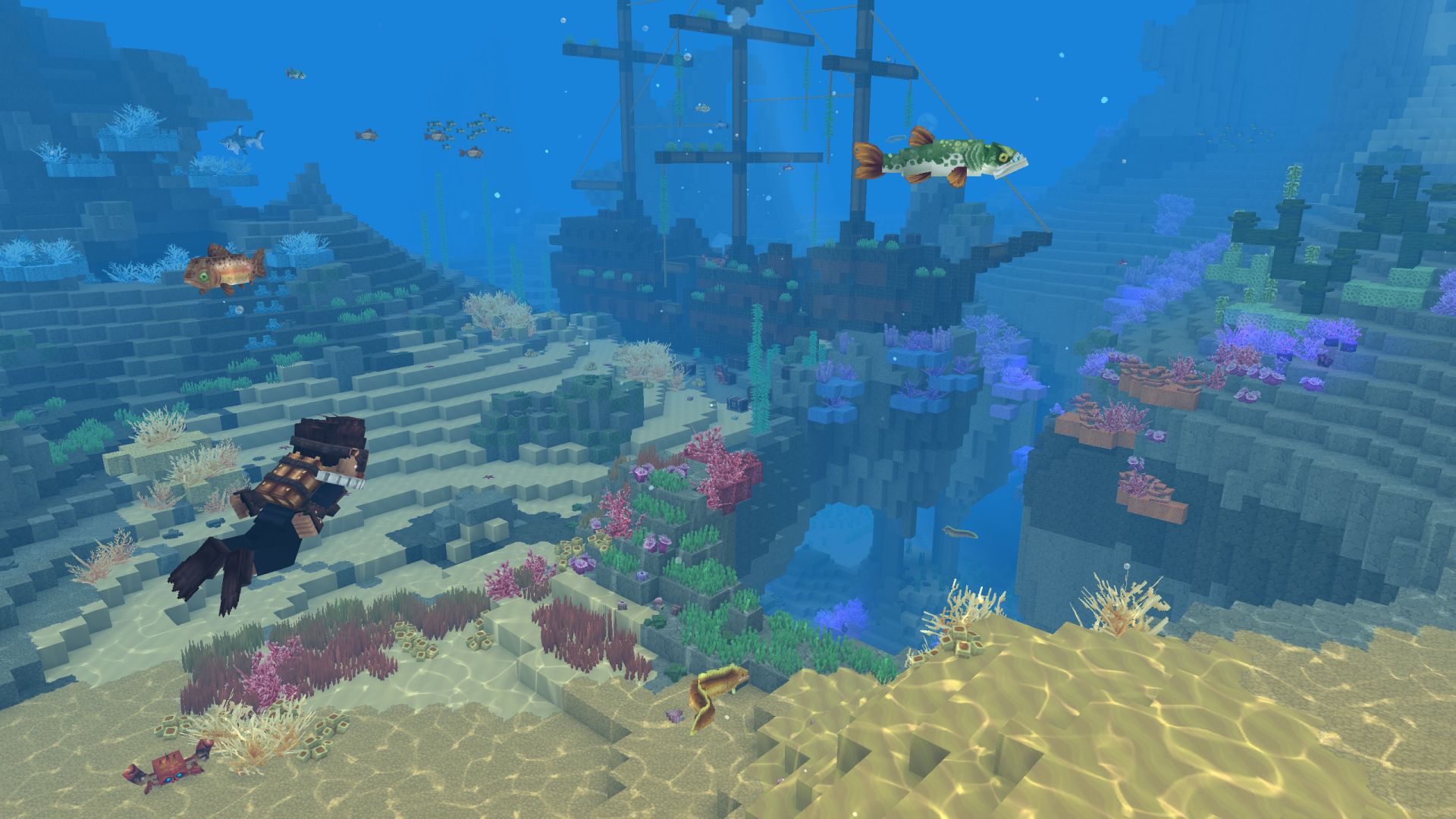 Hytale Underwater Reef - Caustics and Water Refraction